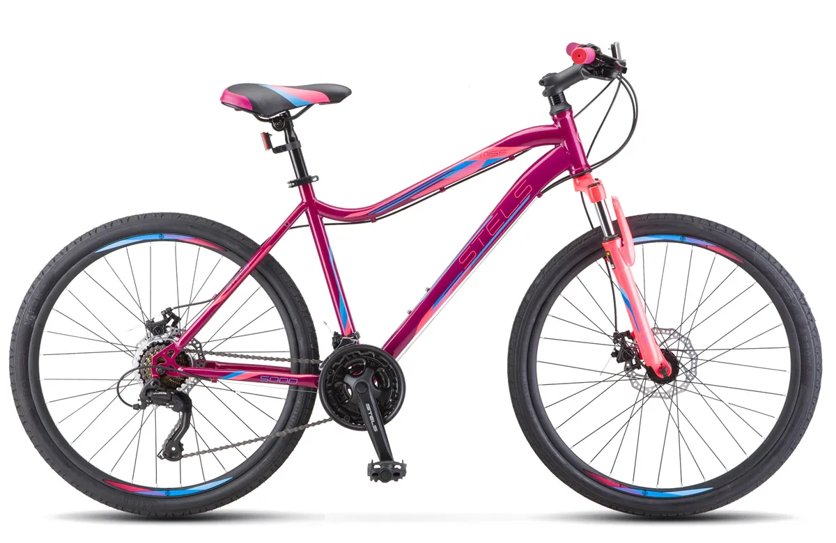 Велосипед STELS Miss-5000 D 26"  18" Фиолетовый/Розовый V020