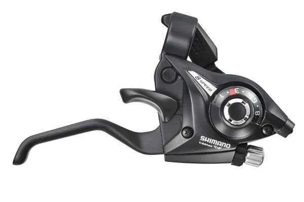 Шифтер/тор Shimano Tourney TX800 лев 3ск1800мм чер б/уп