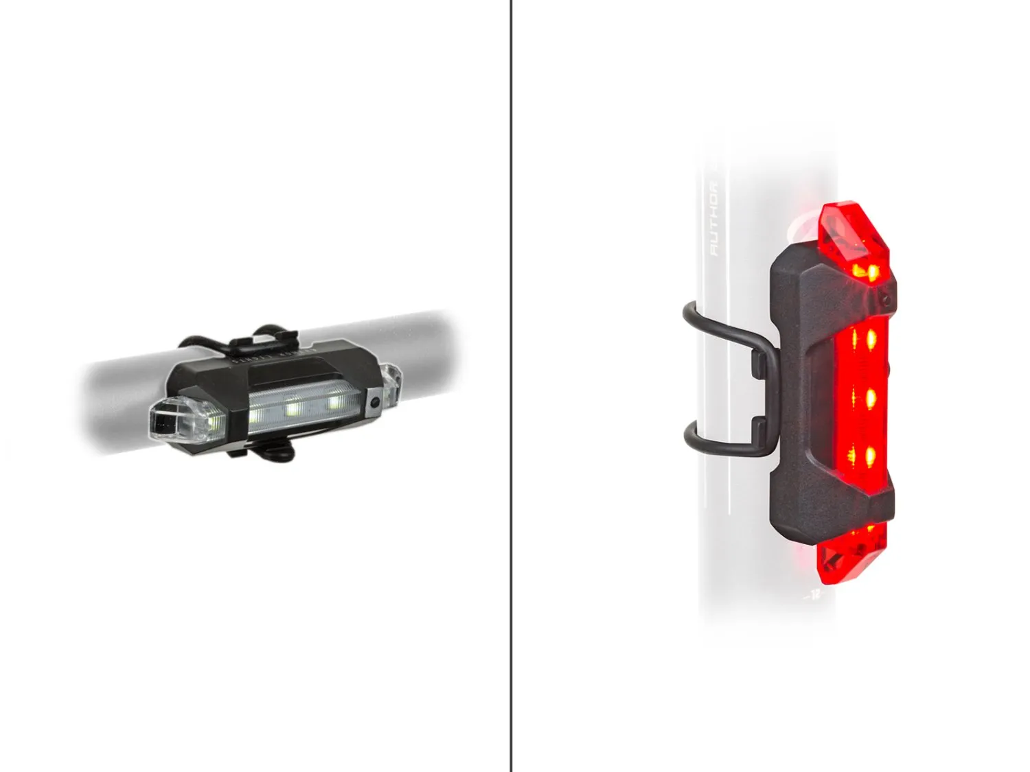 Фара+фонарь 8-12040140 Stake Mini USB SET быстросъем. 3ф  USB AUTHOR